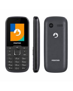 Celular Positivo P26 2G Preto Dual SIM Desbloqueado Teclado Físico Ideal Para Idosos