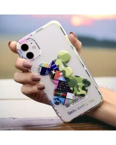 Case Ursinho Smile Every Day iPhone 7/8 Plus, Xs, Xr, 11, 11 Pro, 12 Pro Max e 13 Pro