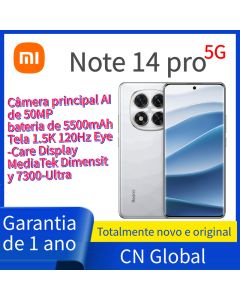 Original Xiaomi redmi note 14 pro 5g Celular 256GB 512GB 5500mAh global ROM