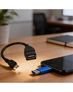 ADAPTADOR OTG P/ V8 MICRO USB LE0152