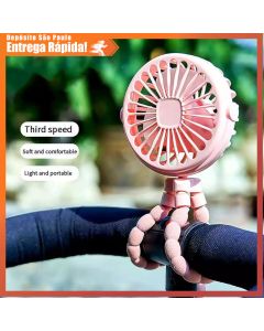 31A Mini Ventilador Estilo Polvo Luminoso Baixo Ruído para Dormitório