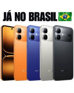 Novo Infinix Smart 20 4G 128GB + 8GB RAM Bateria 5200mAh Versão Global