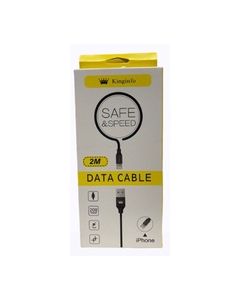 Cabo De Nylon 2M Carregamento Rápido Para Android Type-C / V8 / iPhone Lightning