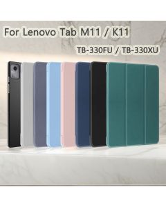 Para Lenovo Tab M11 TB330FU TB331FC Xiaoxin Pad 2024 11 Polegada Tri-Dobrável Suporte Inteligente Tablet Capa funda Caso