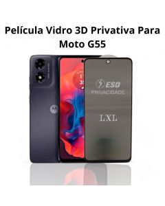 Película Vidro 3D Privativa Para Moto G55