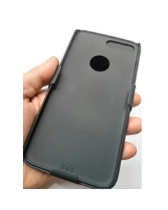 Capa 2x1 iPhone 7 Plus Proteção Aparelho + Suporte Cintura+pelicula  de cerâmica inquebrável