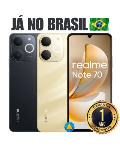 Celular Smartfone Realme Note 70 256+8GB ou 128/4GB de Ram Dual Sim Tela 6.74 - Envio Imediato