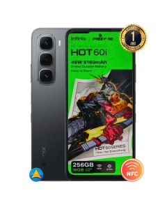Celular Smartphone Infinix Hot 60i Com NFC 256GB 8GB de RAM Câmera 50MP Dual Sim com 1 Ano de Garantia - Pronta Entrega