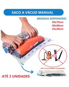 Saco Organizador a Vácuo 50x70 40x60 35x50 Para Viagem Roupa Cobertor Closet Mala Protetor Com Zíper