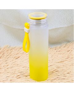 Garrafa Fosca Lisa Sem Frases Plástico Degrade para agua 500 ML Top Útil