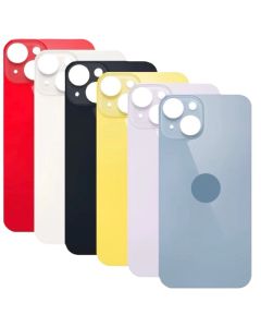 Tampa Traseira Vidro com Furo Maior Para iPhone 14