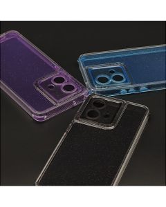Capa Anti-impacto Colorida C/brilho Para Moto EDGE 40 NEO.