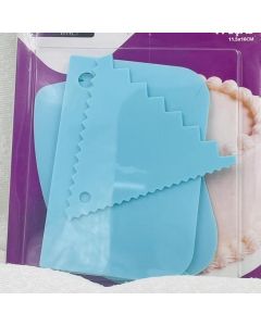 OFERTA Conjuntos 4 Raspador Raspadores Profissional Para Bolo Confeiteiro E Espátula Universal