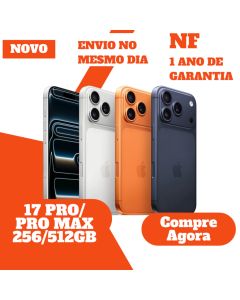 Celular IPhone 17 Pro E Pro Max 256GB 5G Dual E-sim Lacrado Original 1 Ano De Garantia Apple