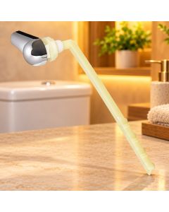 Reparo Alavanca Frontal Astra AF/R para Caixa Acoplada Cromada Acionamento Descarga Vaso Sanitário