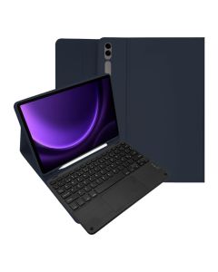 Capa magnético e trackpad teclado para Samsung Galaxy Tab S9 Plus/S9 FE Plus 12.4ºpolegada Suporte Caneta
