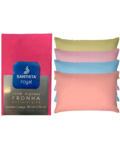 Fronha Travesseiro 100% Algodão Santista Royal ou Teka