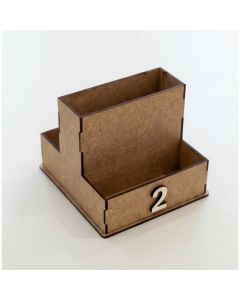 Kit 50 Porta Comanda Numerado em MDF com Divisórias Organizador de Mesa Restaurante Lanchonete