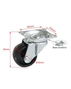 Rodinha Para Mesas, Cadeiras e Moveis Kit 4 ou 8 peças