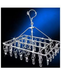 Varal Prendedores Clips Inox De28-40 clips E Retrátil Cabide Para Roupas Intimas Para Pequenas
