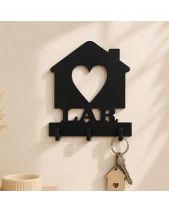 Porta Chaves Lar 3  Pinos MDF 3mm Com Dupla Face Para Fixar Compre Unitário Ou Para Lembrancinhas