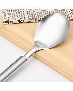 OFERTA 1 Colher Para Servir Arroz Pequena 25,8cm Aço Inox Multiuso Universal