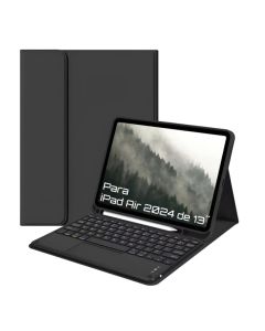 Capa Com Teclado Touchpad Para iPad Air 2024 De 13 Polegadas+pelicula de ceramica 9d+caneta