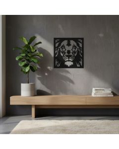 Quadro Painel decorativo Leão |  em mdf 3mm - acompanha dupla face
