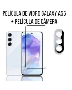 Película De Câmera + Película 3D Vidro Galaxy A55 5G