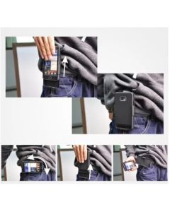 Capinha Capa LG K40s Lmx430bmw 6.1 Preta + Suporte Cintura Belt Clip