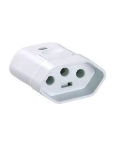 Adaptador De Tomada Benjamin T 3 Saidas 2p+t 10a 250v Pino Segurança Qualidade Original