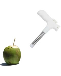 Fura Coco Furador Manual Abridor Rápido Inox Original 13x9cm Multifuncional Utensilio Para Cozinha