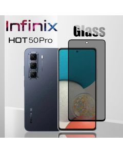 Película de Privacidade Vidro Temperado 3D Compatível para INFINIX HOT 50 PRO
