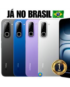 Smartphone Infinix Hot 70 256GB 8GB RAM Tela 120Hz Câmera 50MP Dual Chip