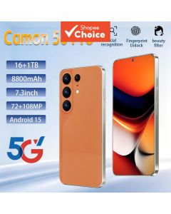 Tela Grande Camon 50 Pro Telefone Android, Reconhecimento Facial, Dual SIM, Celular Desbloqueado