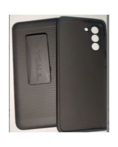 Capa Suporte de Cintura para Galaxy S21 com capa de silicone com camurça