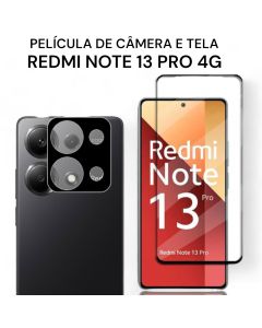 Película de Cãmera e Película de Tela Redmi Note 13 Pro 4G