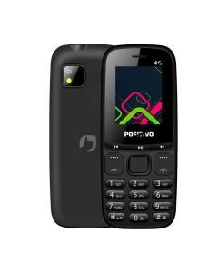 Celular Positivo P26 4G Dual chip Tela 1.8" Memória Interna 128MB Rádio FM Preto