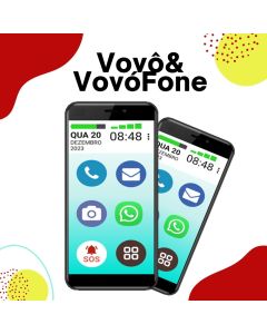 SMARTPHONE PARA IDOSOS VOVÔ&VOVÓFONE 32GB CONECTIVIDADE EM SUAS MÃOS P9146