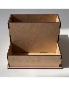 Kit Porta Comanda Numerado em MDF com Divisórias Organizador de Mesa Restaurante Lanchonete