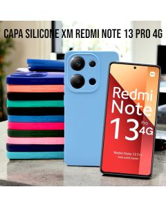 Capa De Silicone Interior Aveludada XM Redmi Note 13 Pro 4G