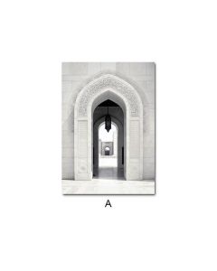 Quadro Decorativo árabe, Marrocos Porta Velha Mesquita, quarto decoração casa Quadro