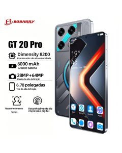 Smartphone GT20 Pro 5G 20+512GB Celular Versão Global Bateria 6000mAh Câmera 64MP  Tela 6,78