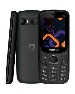Celular Simples Positivo P41 4G Dual SIM Tela 2,4 48MB RAM 128MB Câmera VGA 0,08MP Rádio FM Preto