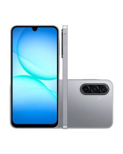 SMARTPHONE SAMSUNG GALAXY A17 128GB 4GB RAM 50MP TELA 6.7 IP54 CINZA