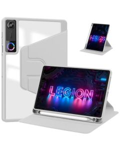 Capa Rígida Acrílica Com Rotação De 360 Para Lenovo Legion Y900 2026 TB711FU 11 Polegadas Porta-Lápis
