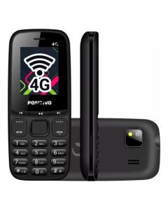 Telefone Celular Ideal Simples P26 4g Botões Teclado Grande Preto
