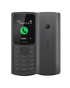 CELULAR NOKIA 110 4G DUAL RADIO FM BLUETOOTH LANTERNA PRETO