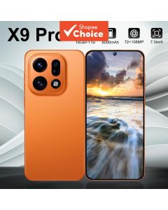 Novo Lançamento X9 Pro: Smartphone Android desbloqueado, tela grande de 7,3 polegadas, câmera HD