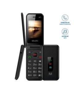 Celular Flip Vita 4G Dual Chip Multilaser